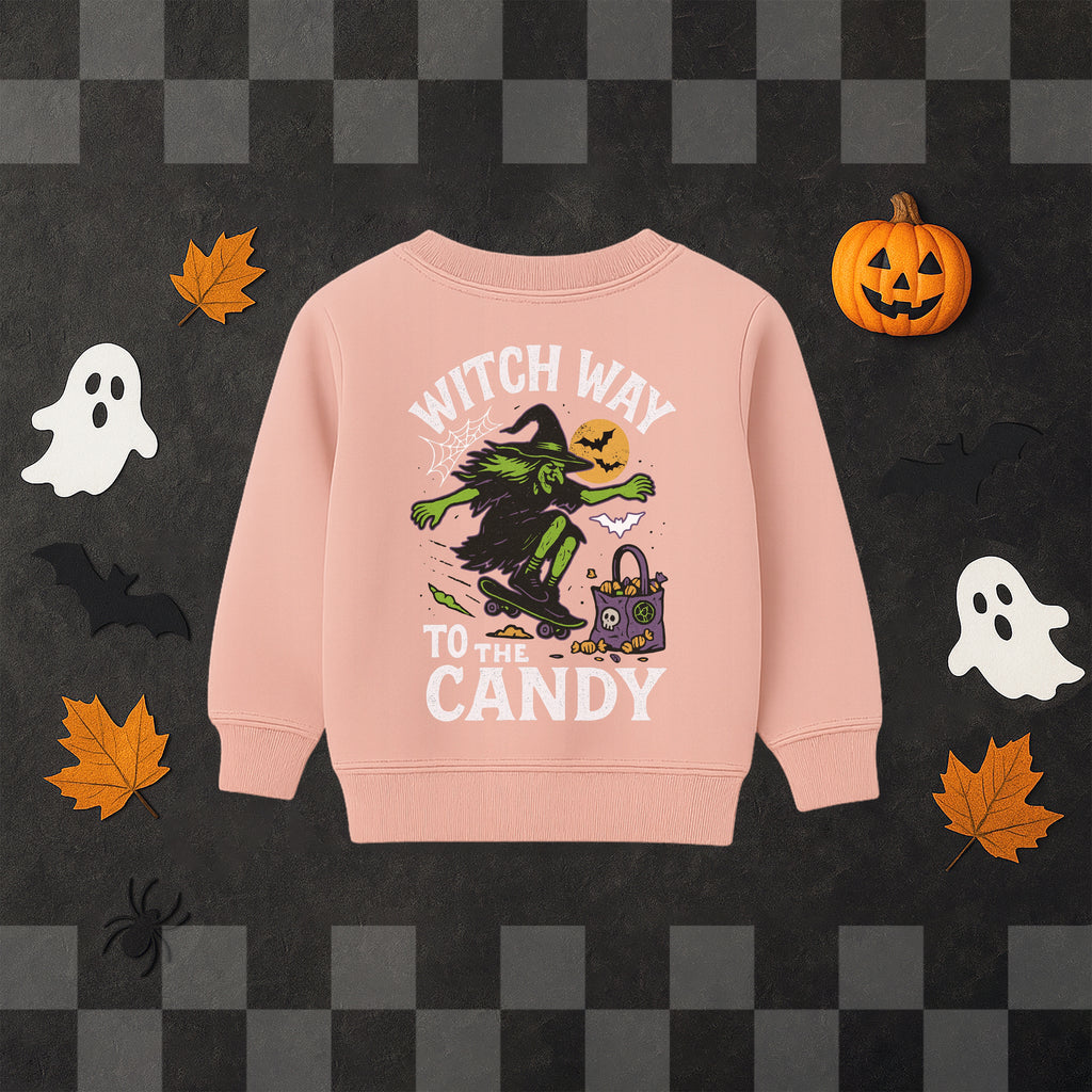 'WITCH WAY TO THE CANDY' SWEATSHIRT