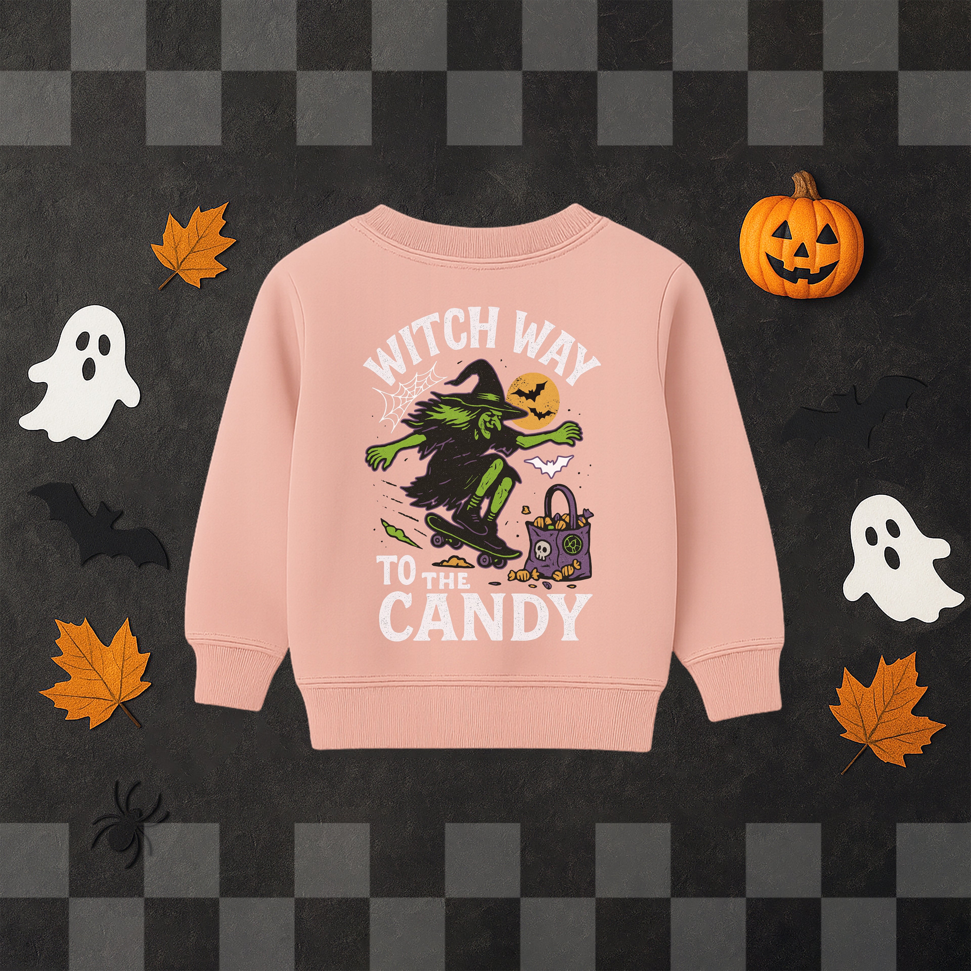 'WITCH WAY TO THE CANDY' SWEATSHIRT