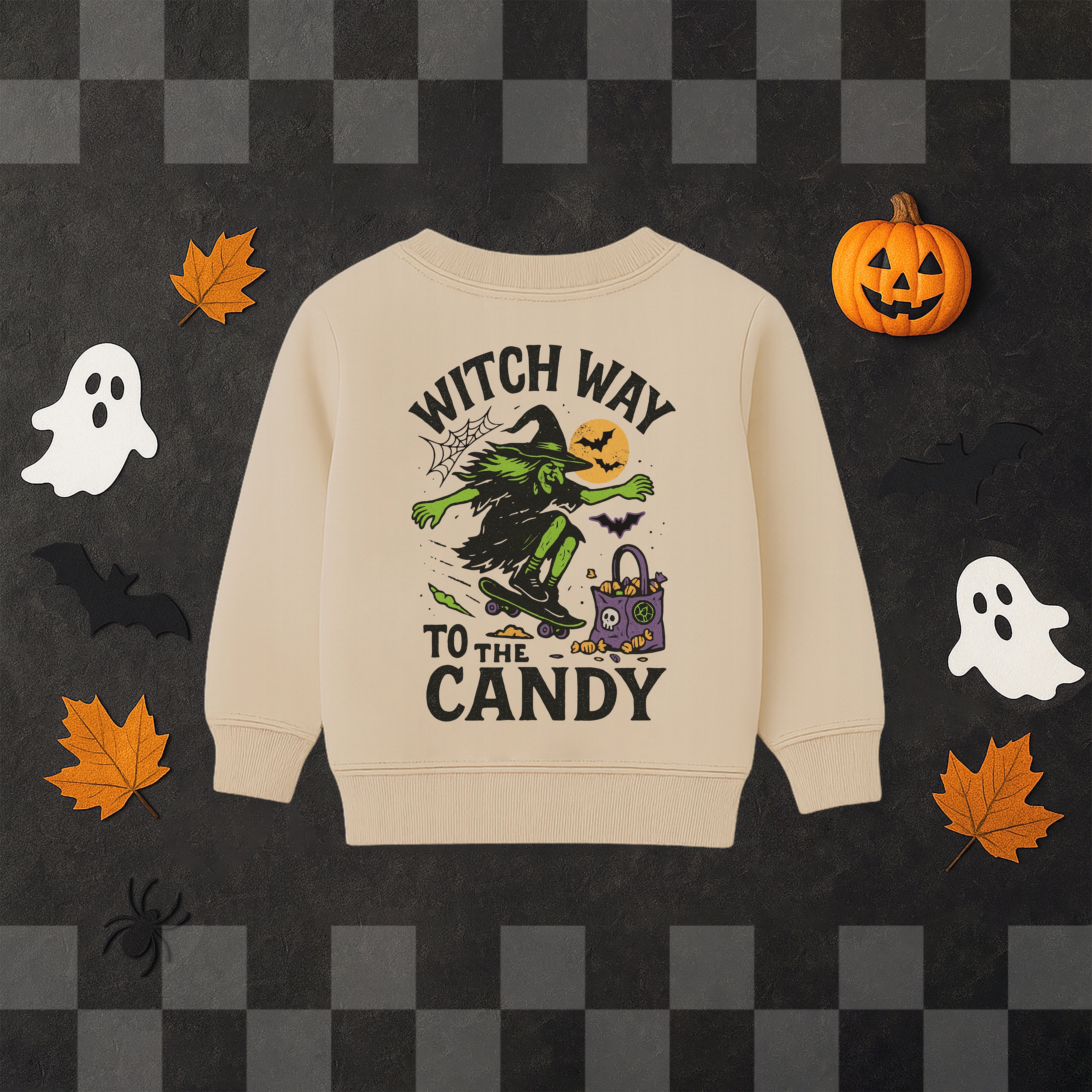 'WITCH WAY TO THE CANDY' SWEATSHIRT