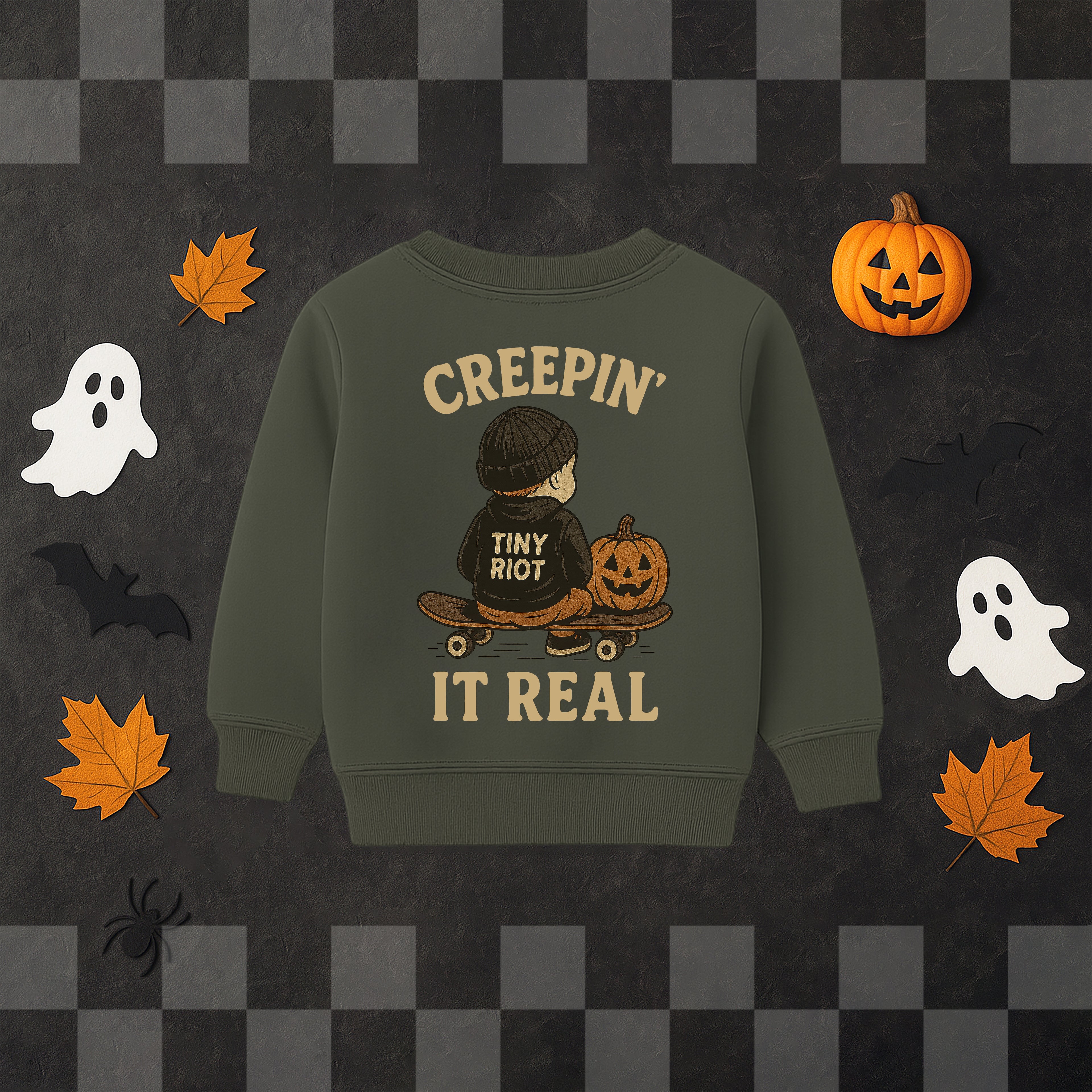 'CREEPIN' IT REAL' SWEATSHIRT